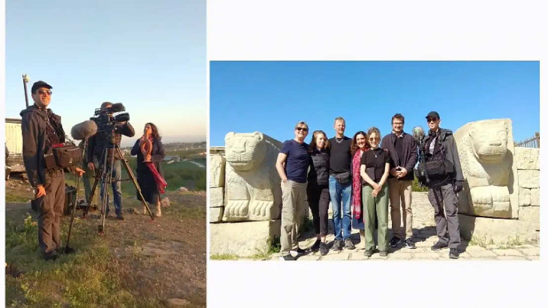 Mary Hughes Arslantepe Höyüğü ve Arkeoloji Müzesinde çekimler