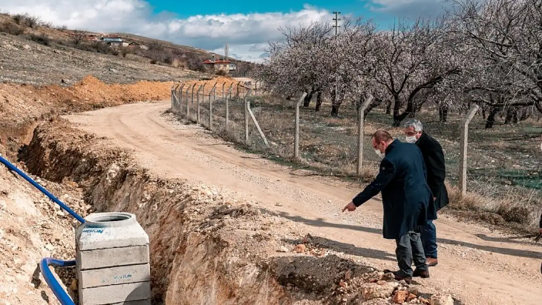 Maski'den Akçadağ'da 5 Mahalleye 20 Bin Metrelik Altyapı Yatırımı