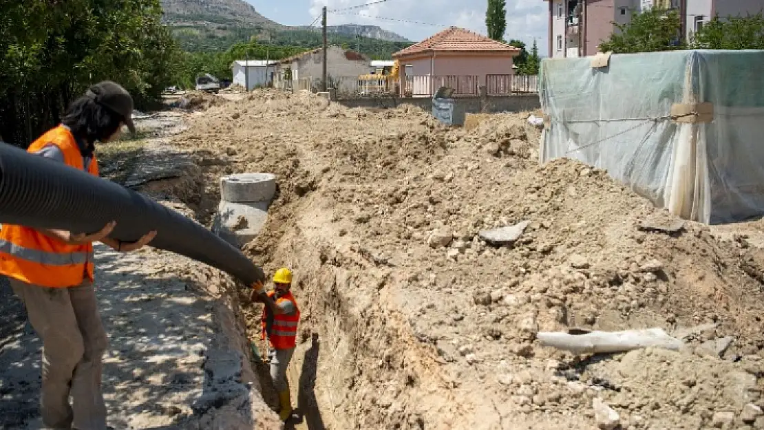 MASKİ'den Akçadağ Develi'ye Kanalizasyon Hattı