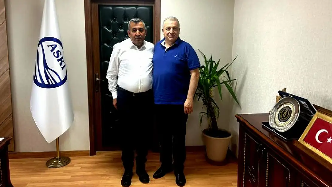MASTÖF Başkanı Yıldız'dan ASKİ Genel Müdür Yrd. Mert'e Ziyaret