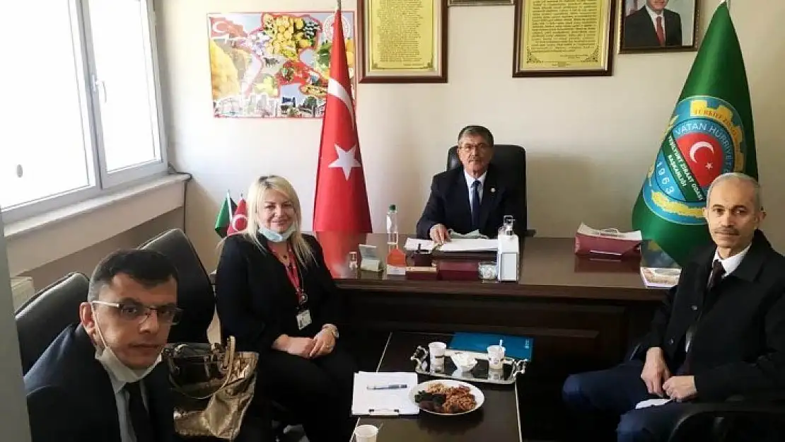 Merkez Bankası Heyetinden Yeşilyurt Ziraat Odası Başkanı Doğan Solmaz'a Ziyaret