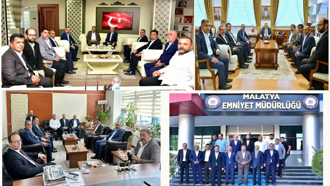 MHP'den Vali Yazıcı, Başsavcı Mete ve Emniyet Müdürü Çankal'a Ziyaret