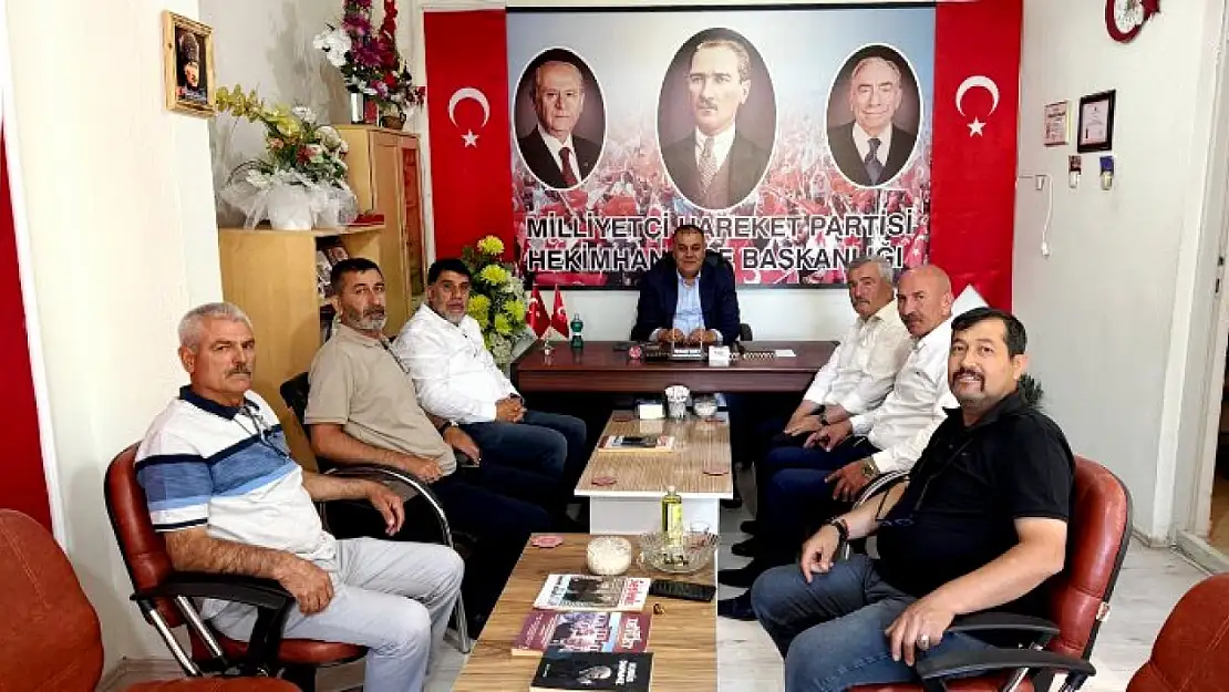 MHP İl Başkanı Gökhan Gök'ten Hekimhan İlçe Başkanlığına Ziyaret