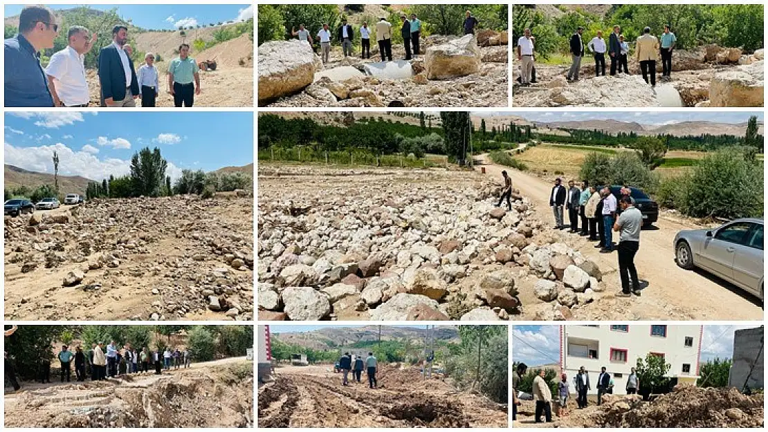 MHP İl Teşkilatı Sel Felaketinin Yaşandığı Bölgede İncelemeler Yaptı