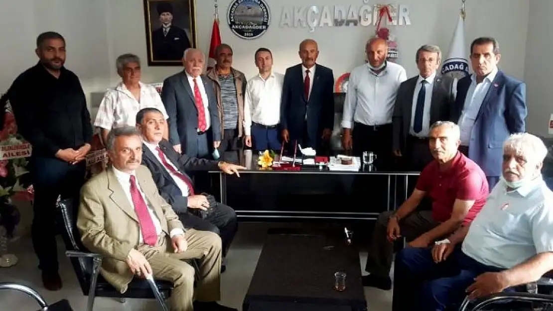 MHP Yeşilyurt İlçe Teşkilatından AKÇADAĞDER'e Ziyaret