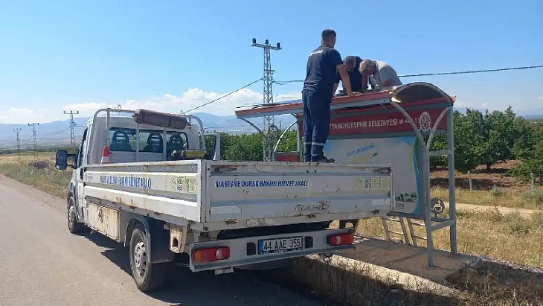 MOTAŞ'tan Duraklara Bakım Onarım