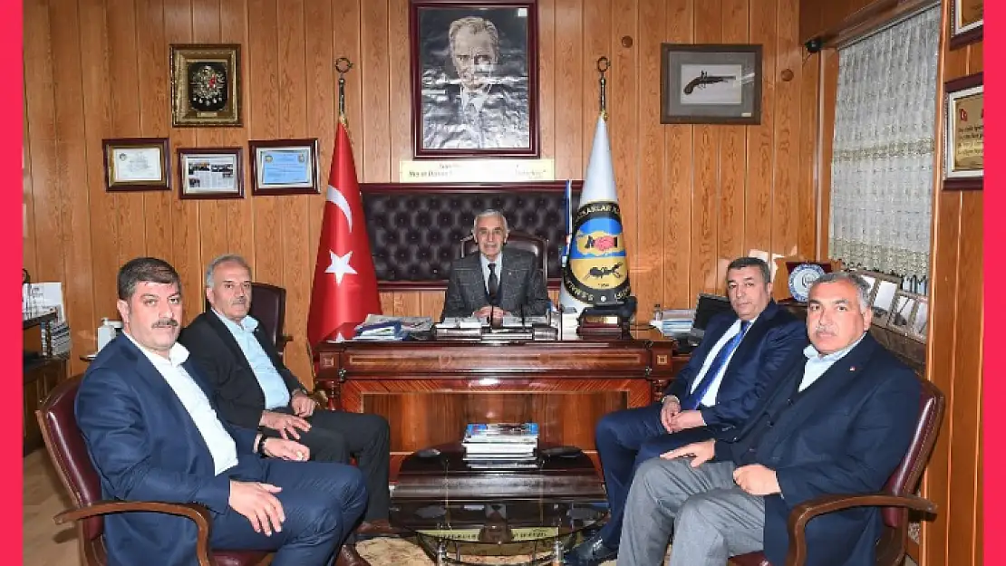MTB Başkanı Özcan'dan ESKKK Başkanı Evren'e Ziyaret