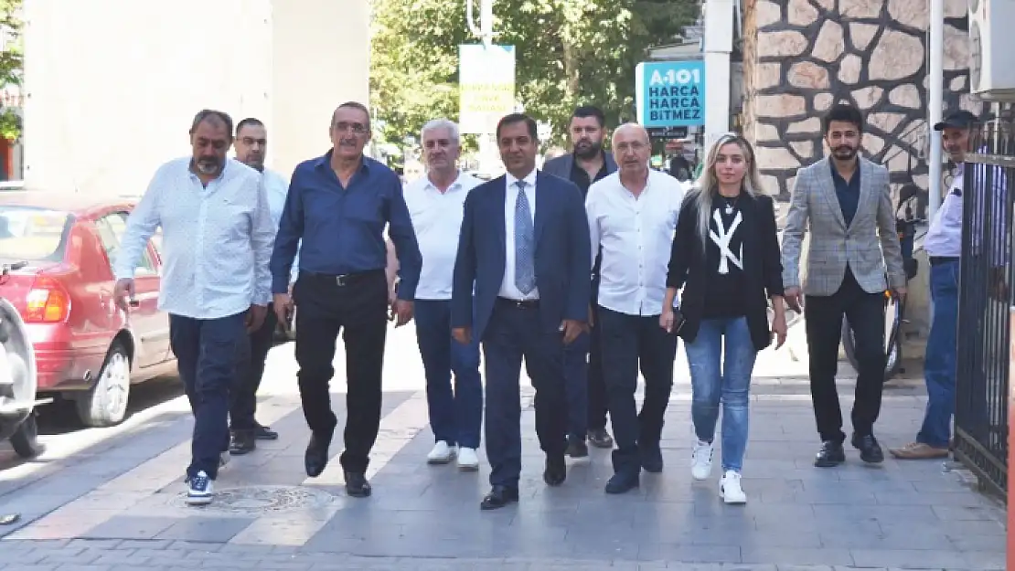MTSO Başkan A. Akif Baştürk'e Emeksiz Caddesi Esnaflarından Büyük İlgi