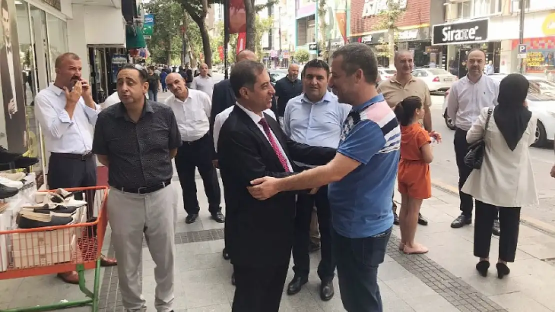 MTSO Başkan adayı Baştürk'ten Esnaf Ziyareti