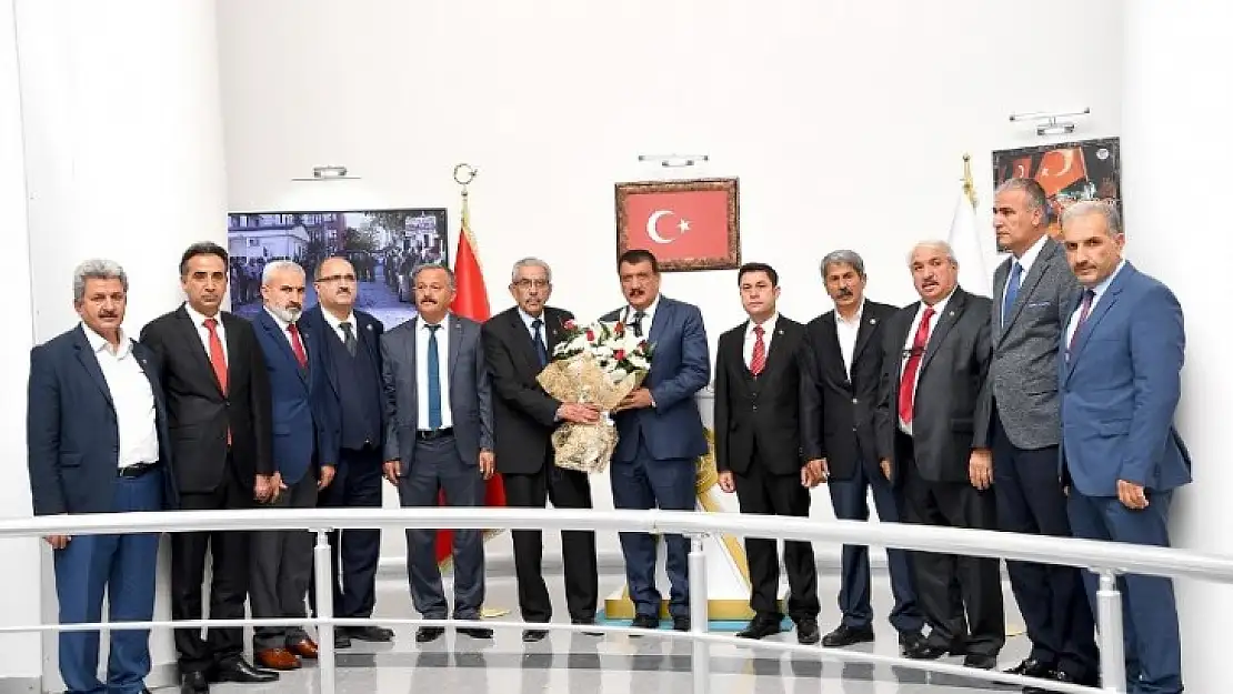 Muhtar Derneklerinden Başkan Gürkan'a Ziyaret