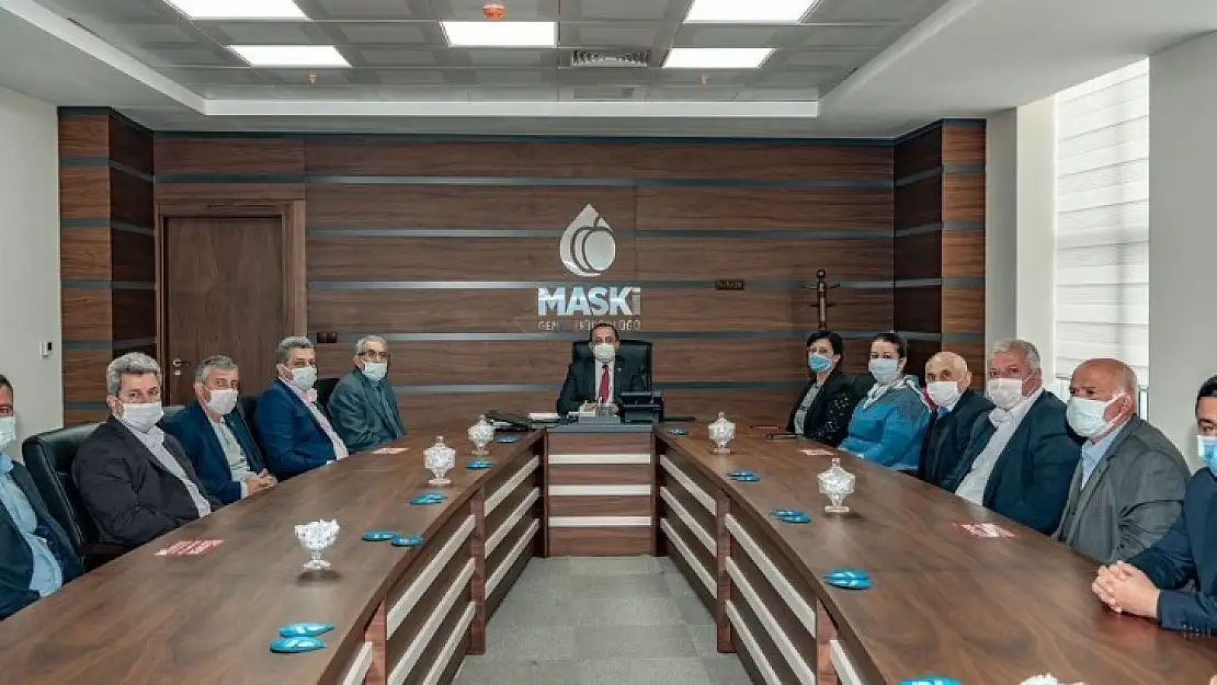 Muhtarlardan Maski'ye Ziyaret