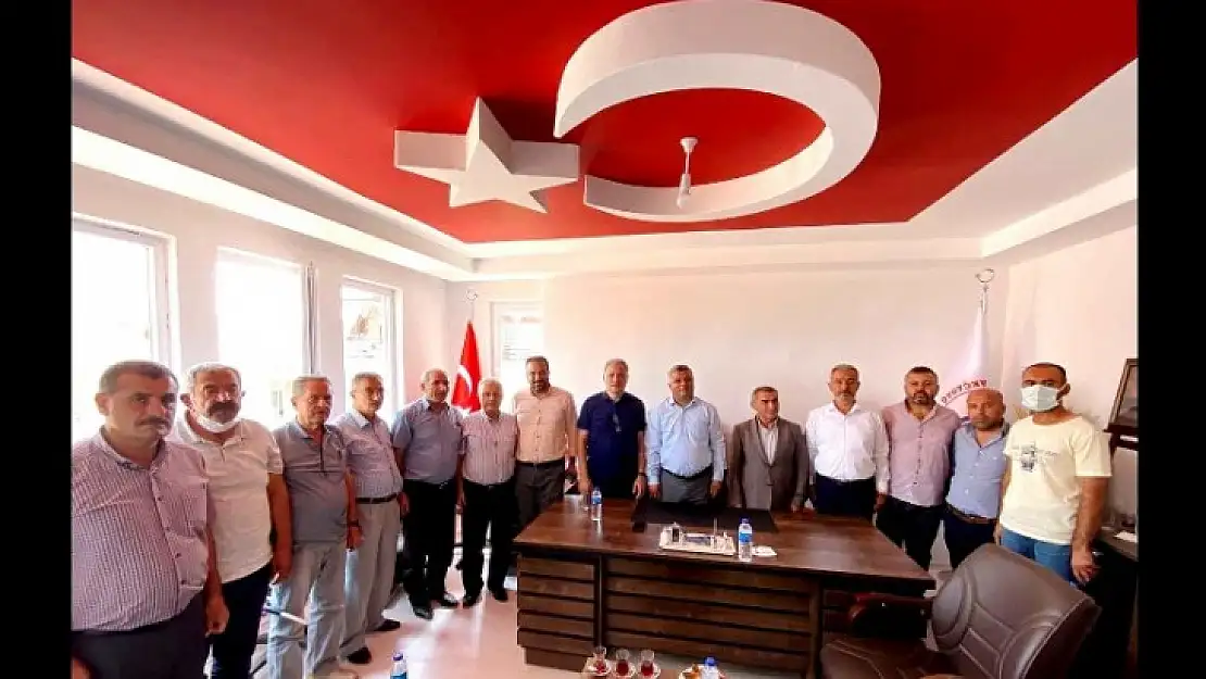 Mv. Çakır'dan Akçadağ Esnaf Sanatkarlar Odası Bşk. Şahin'e Ziyaret
