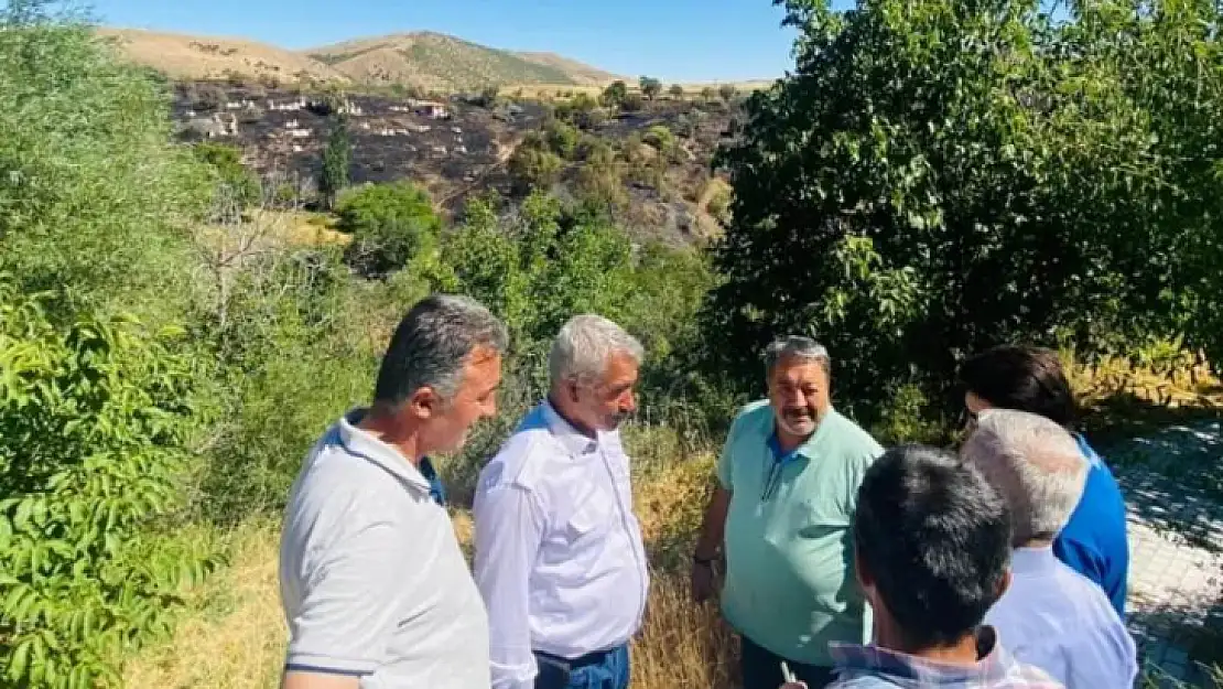 Mv. Fendoğlu'ndan Büyük Yangın Atlatan Köye Ziyaret