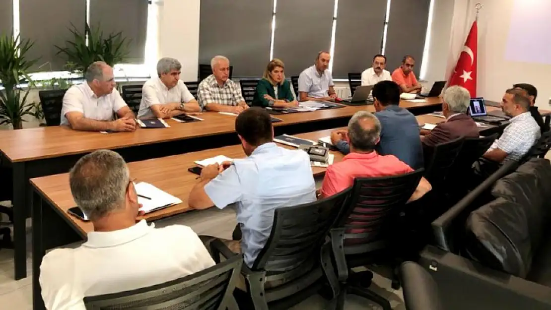 Mv. Ölmeztoprak Başkanlığında Malatya'nın Şehir Planlamasına dair Toplantı