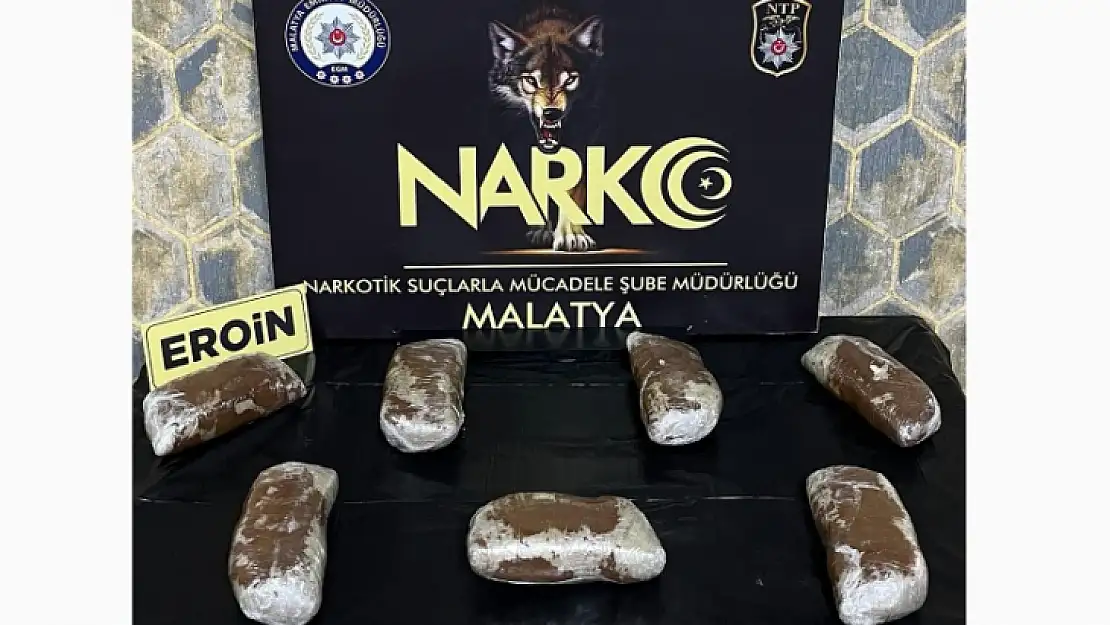 Narkotik Ekipleri 3 kilo 660 Gram Eroin Maddesi Ele Geçirildi.