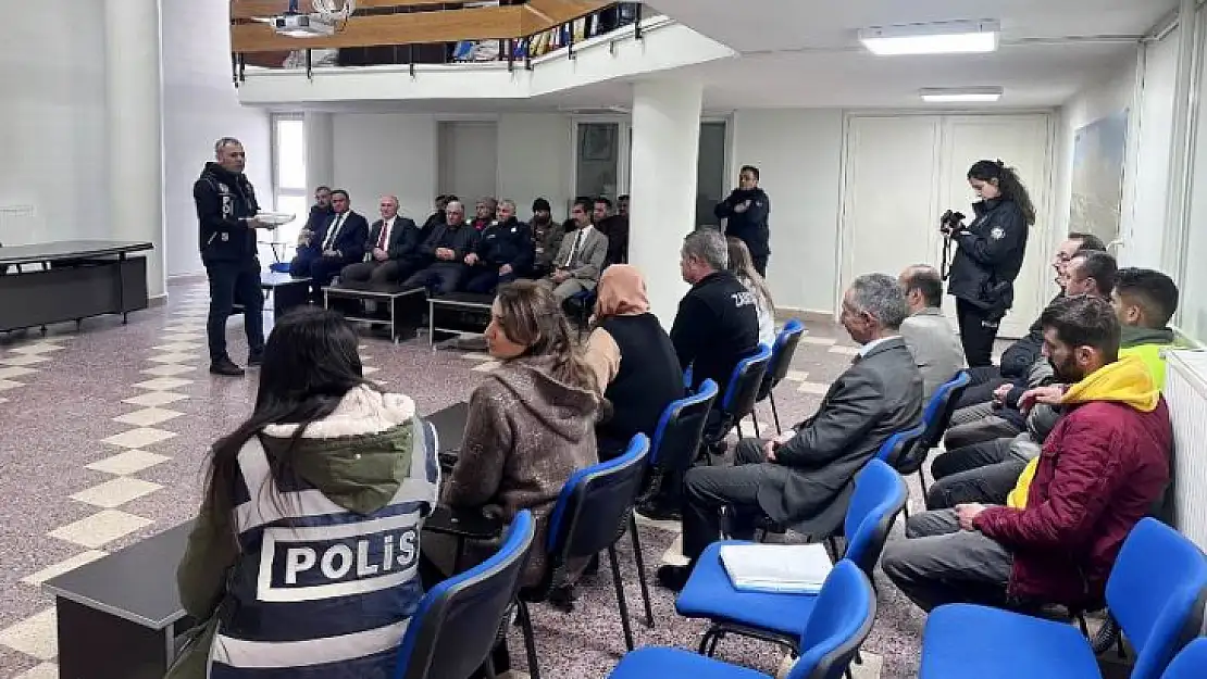 Narkotik Şube'den Bilgilendirme Toplantıları