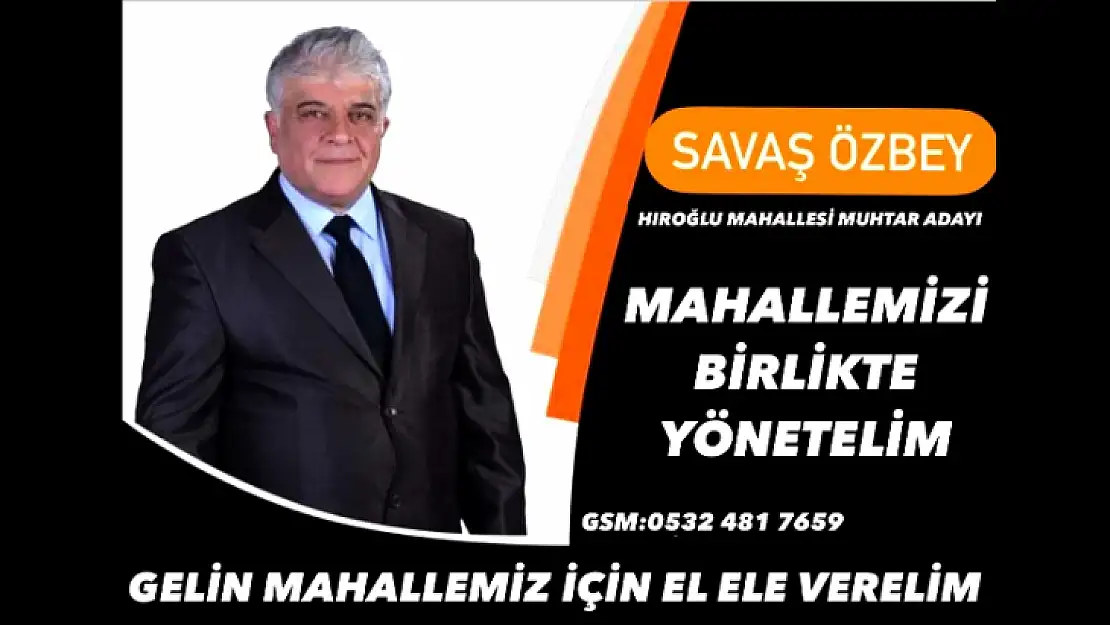 Özbey' Gelin Mahallemiz İçin El Ele Verelim'