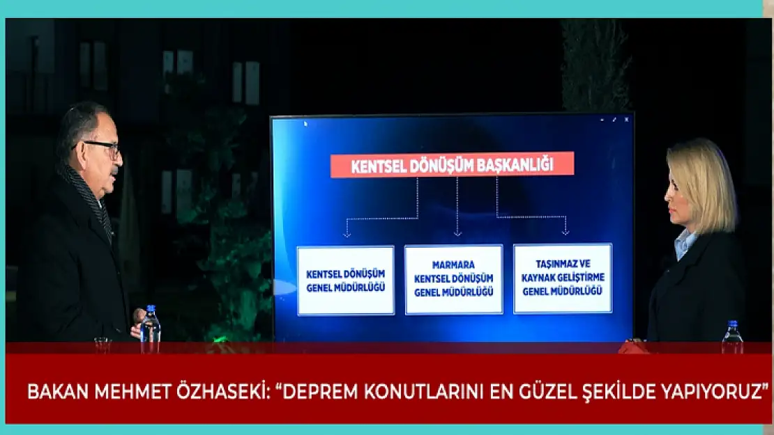 Özhaseki' Deprem Konutlarını En Güzel Şekilde Yapıyoruz'