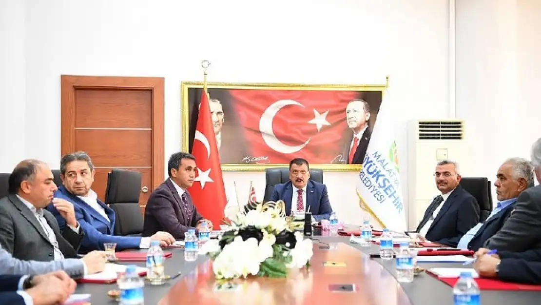 Özmalatyalılar Yapı Kooperatifinden Başkan Gürkan'a Ziyaret