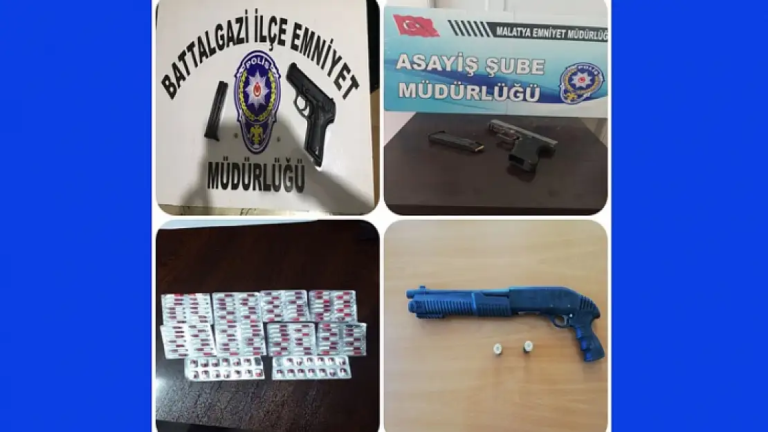 Polis Çok Sayıda Silah Yakaladı