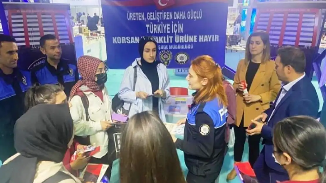 Polis'ten Korsan ve Taklit Ürüne Hayır bilgilendirmesi