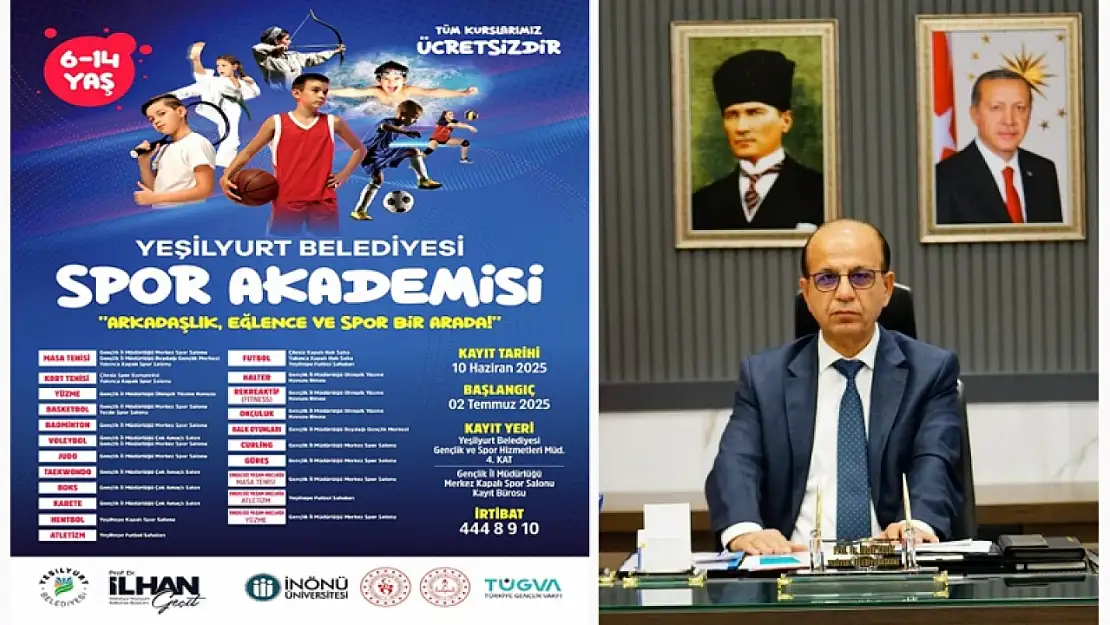 Prof. Dr. Geçit: Tüm Çocuklarımızı Spor Akademisine Bekliyoruz