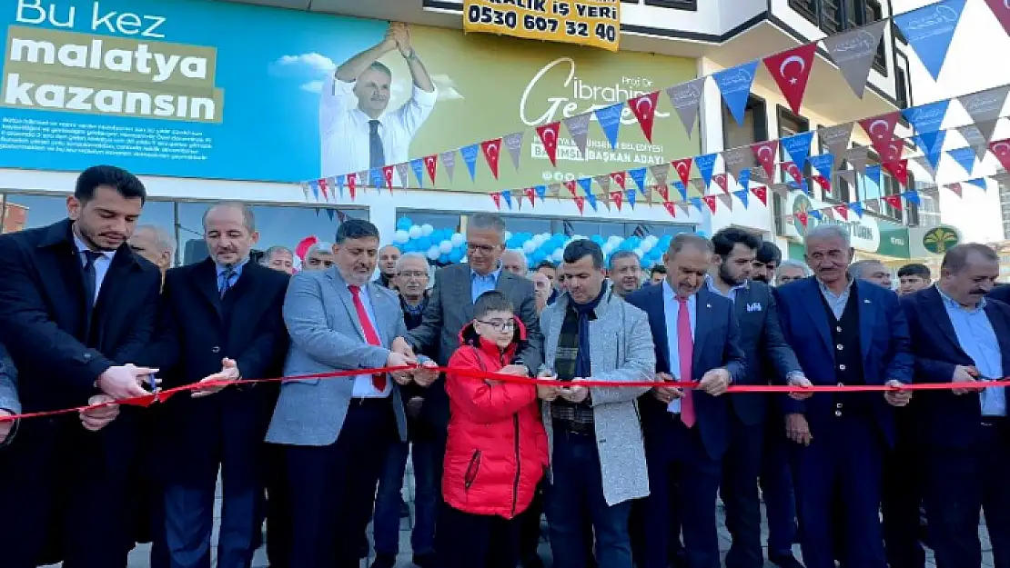 Prof. Dr. İbrahim Gezer'in Seçim İrtibat Ofisi Açılışı Yapıldı