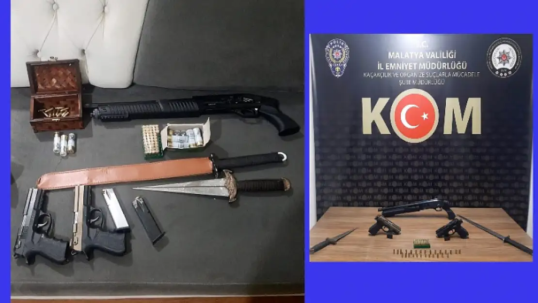 Ruhsatsız Silahlar Yakalandı