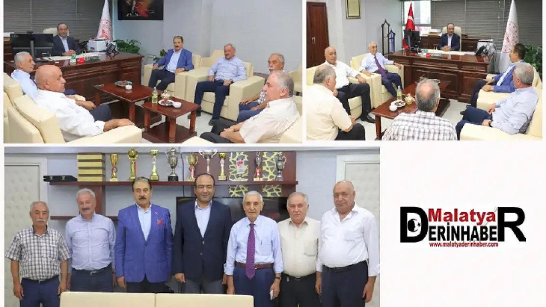 Sağlık İl Müdürü Dr. Berk'e Esnaf Kuruluşları Başkanlarından Ziyaret