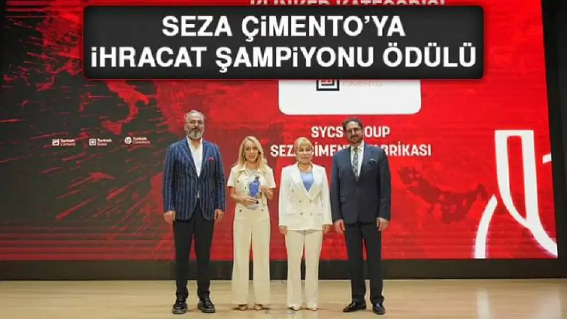 Seza Çimento, 2023 Yılında En Fazla İhracat Yapan Şirketler Arasında Yer Aldı