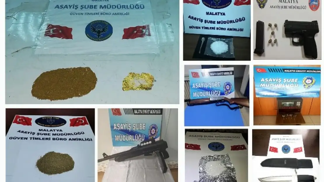 Silah ve Uyuşturucu Ele Geçirildi