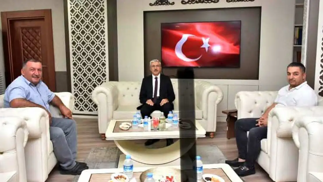 Siyasetçi Tahsin Yılmaz ve Yiğit'ten İl Emniyet Müdürü Çankal'a Ziyaret