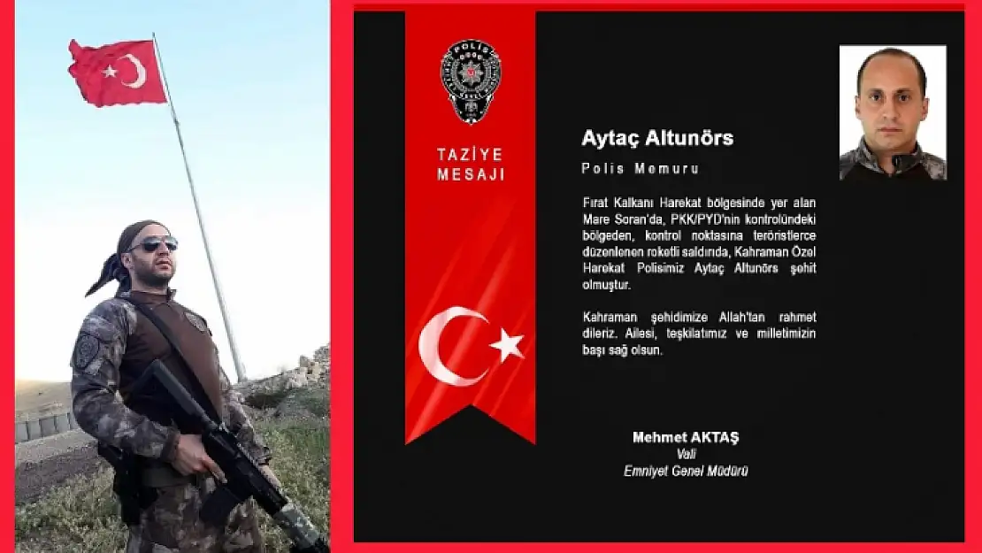 Suriyede'ki Saldırıda Malatyalı Özel Harekat Polisi Şehit Oldu