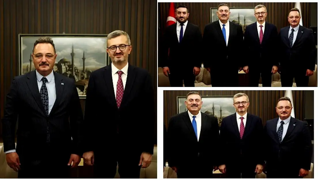 TİMBİR Heyetinden İletişim Başkanı Burhanettin Duran'a Ziyaret