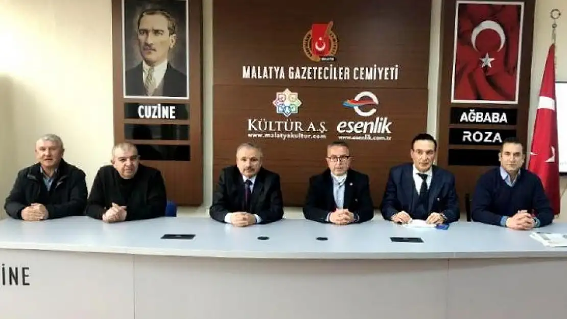 TSK Güçlendirme Vakfından Malatya Gazeteciler Cemiyetine Ziyaret