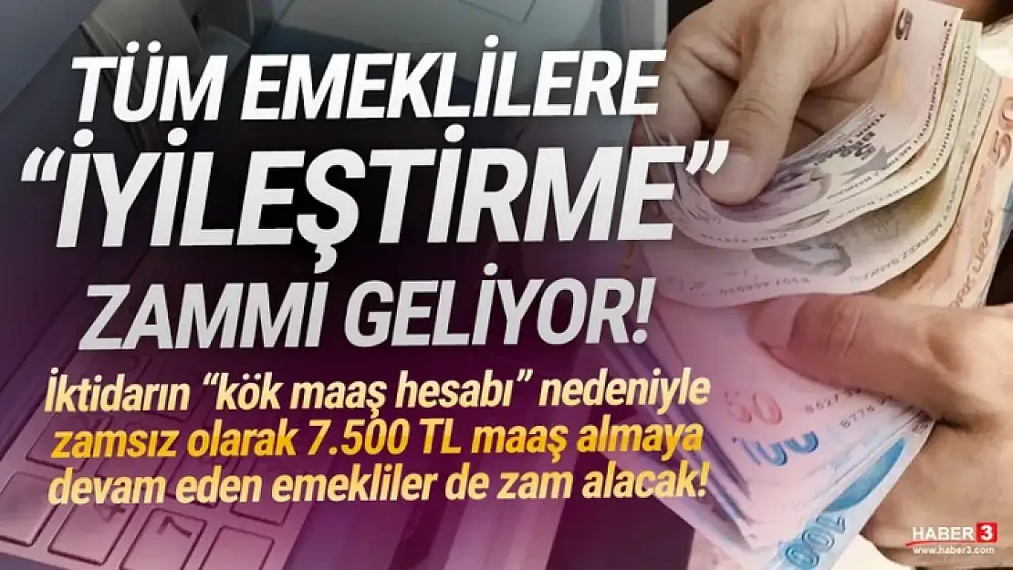 Tüm Emeklilere Ek Zam Müjdesi
