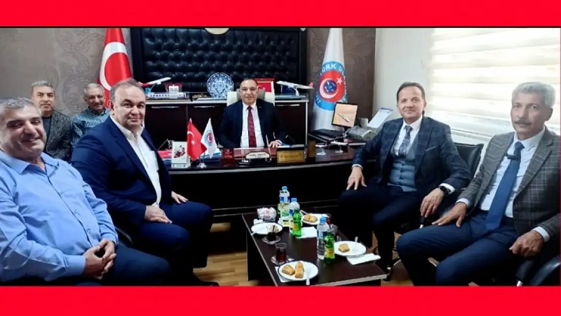 Türk Ulaşım-Sen Bşk. Önder Akgül'e Hayırlı Olsun Ziyareti