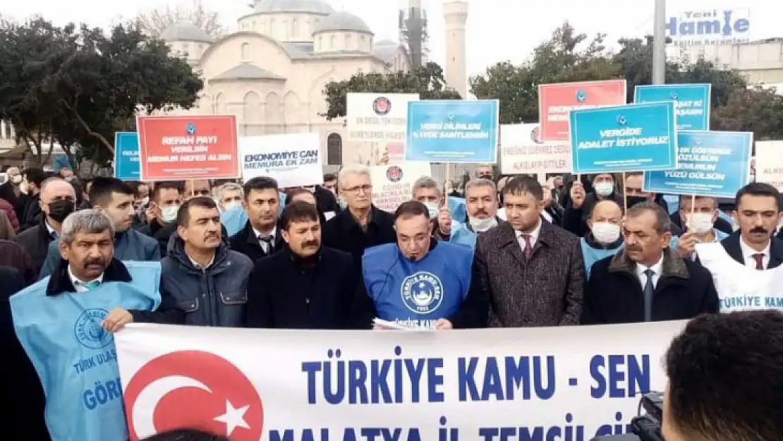 Türkiye Kamu-Sen Malatya İl Temsilciliğinden Ek Zam Talebi