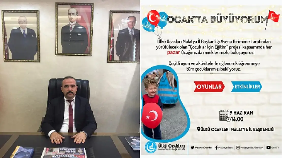 Ülkü Ocakları'ndan Anlamlı Proje' Çocuklar İçin Eğitim'