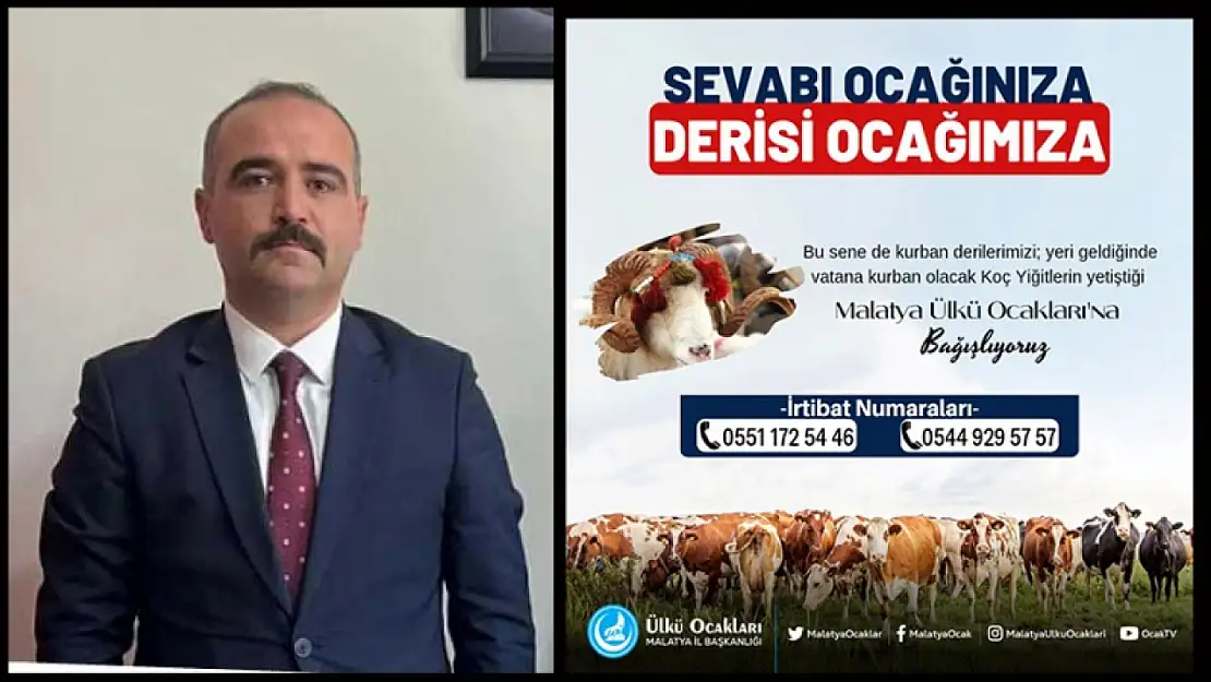 Ülkü Ocakları'ndan' Sevabı Ocağınıza Derisi Ocağımıza' Çağrısı