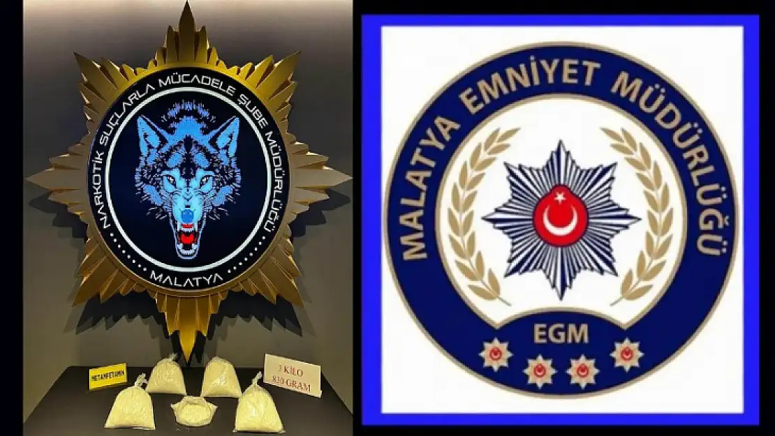 Uyuşturucu Sevkiyatına Malatya Polisi Dur Dedi