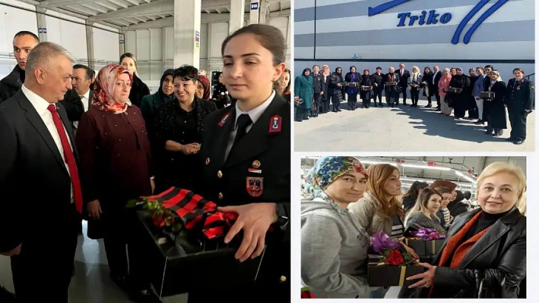 Vali Ersin Yazıcı ve Eşi Hanımefendi Hanife Yazıcı'dan İntem Triko Fabrikasına Ziyaret