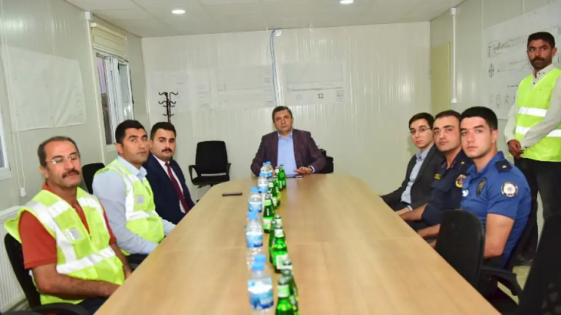 Vali Şahin Arguvan'da İncelemelerde Bulundu