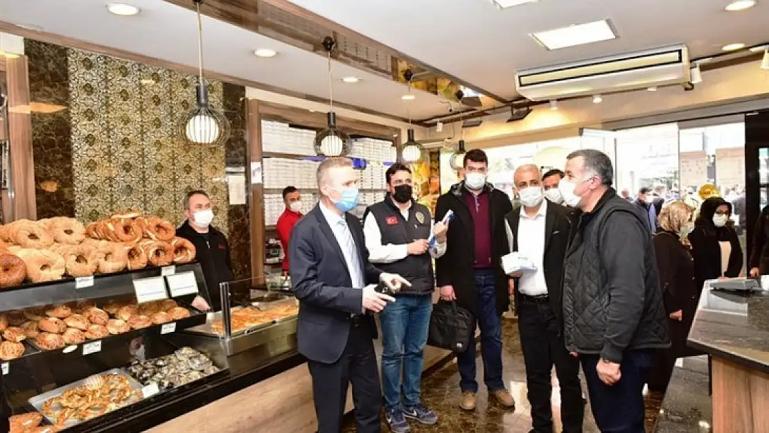 Vali Vekili Şahin, Koronavirüs Denetimi Yaptı