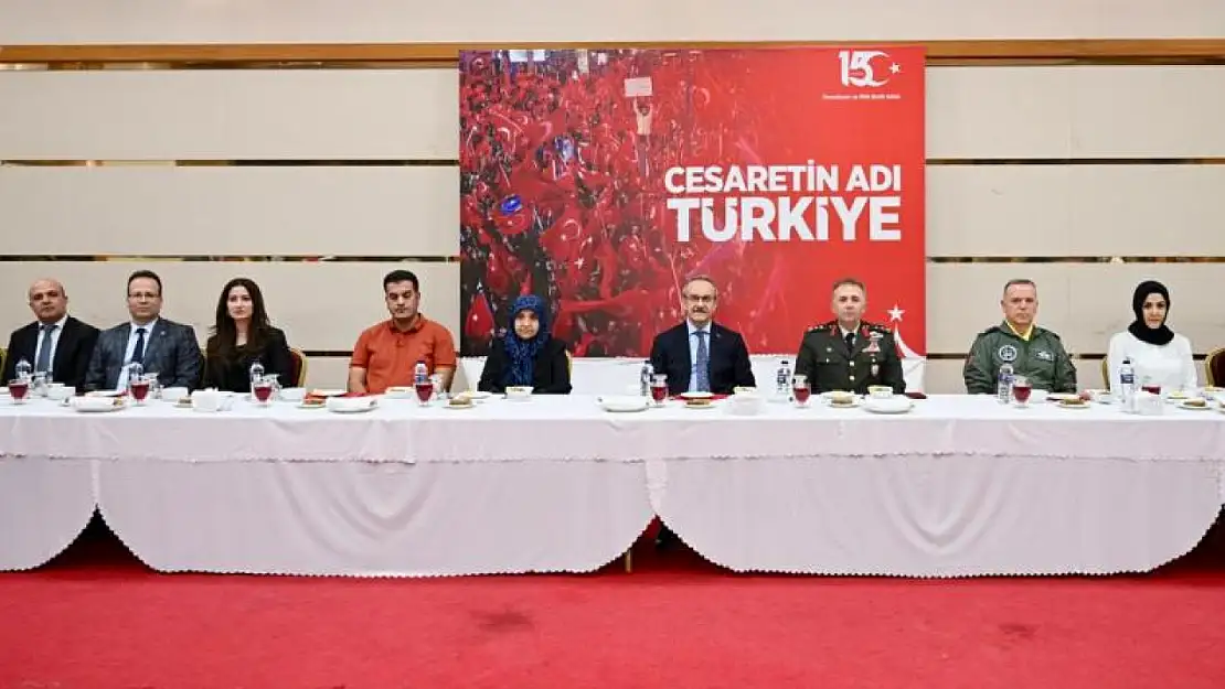 Vali Yavuz 15 Temmuz Şehit ve Gazi Aileleri ile Buluştu
