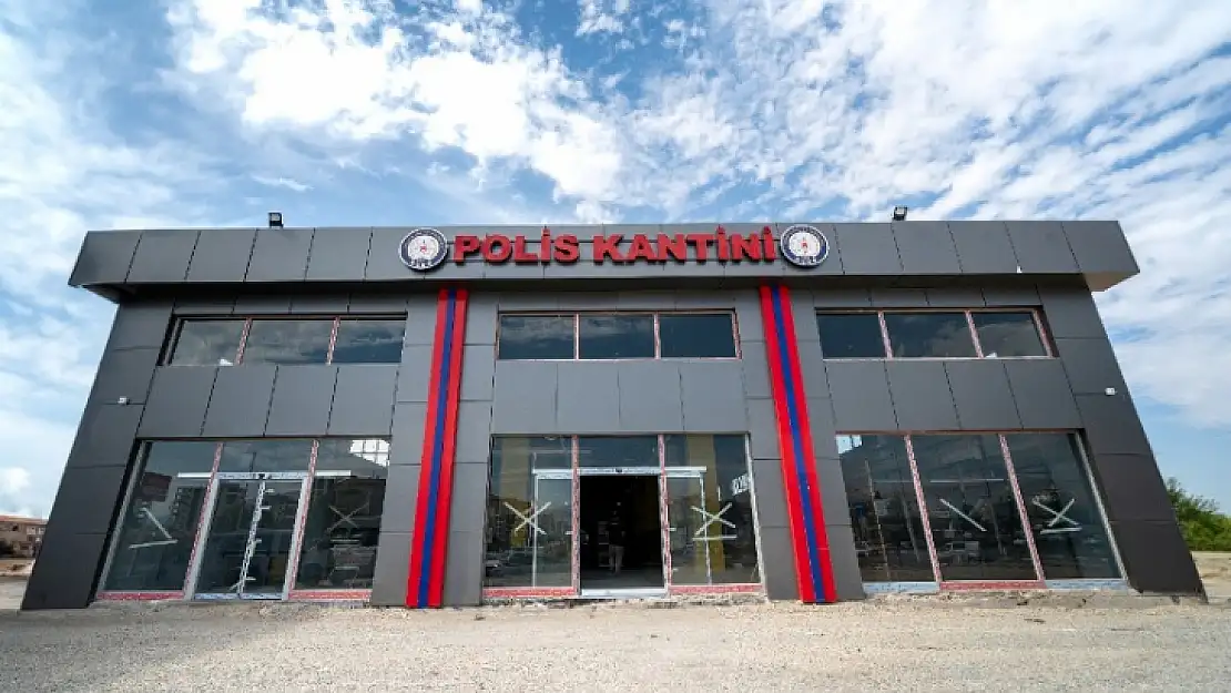 Yeni Polis Kantininin Yapımı Tamamlandı