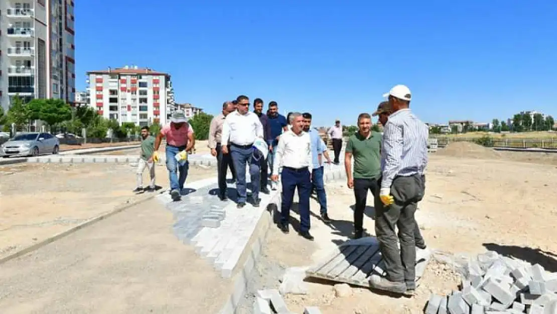Yeşilyurt Belediyesi 228'nci Parkı Bostanbaşı Mahallesine İnşa Ediyor