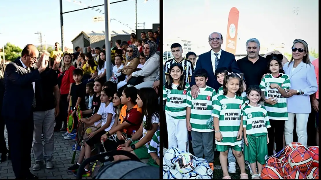 Yeşilyurt Belediyesi Spor Akademisi Yaz Spor Okulları Başladı