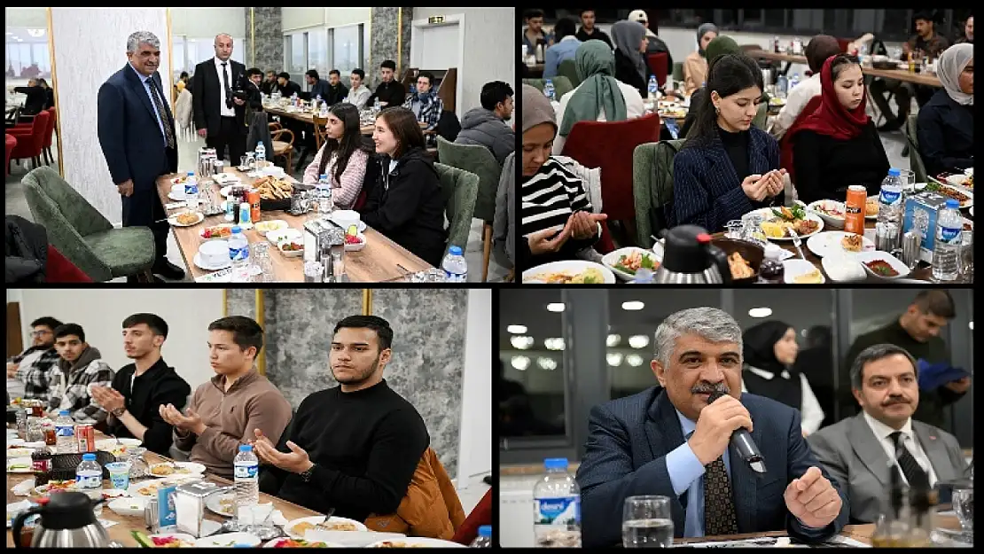 Yeşilyurt Belediyesi' Uluslararası Öğrencileri' iftar yemeğinde misafir etti