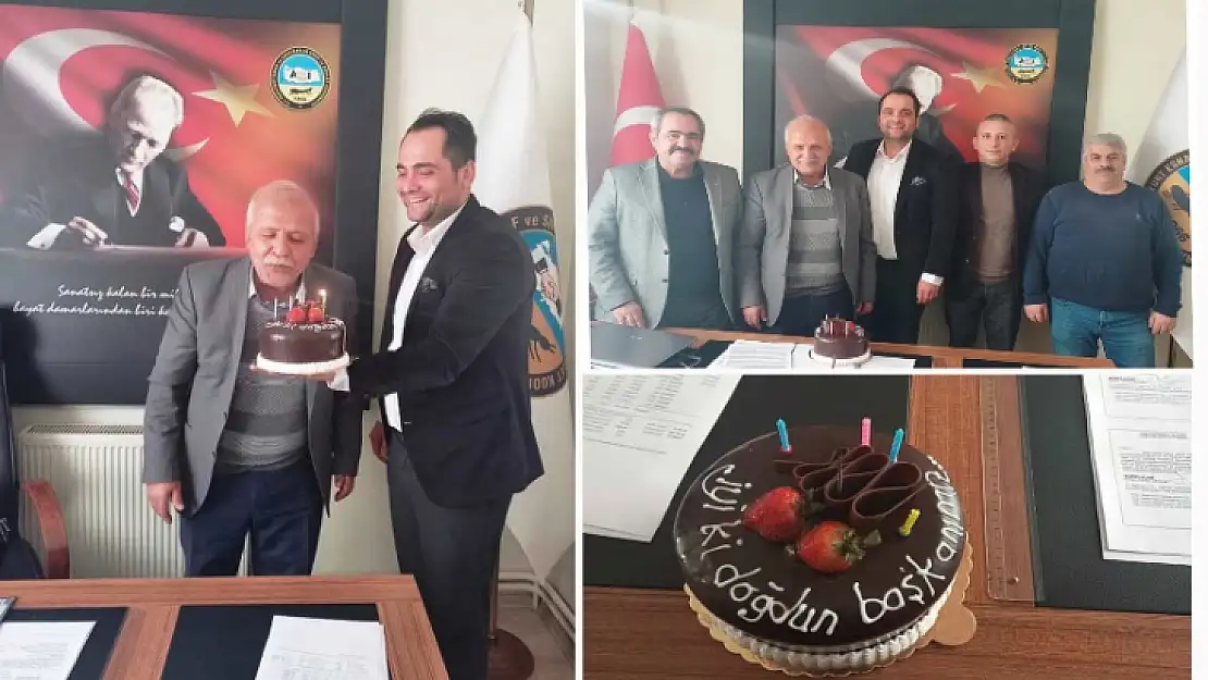 Yeşilyurt ESKKK Başkanı Canal'a Doğum Günü Sürprizi